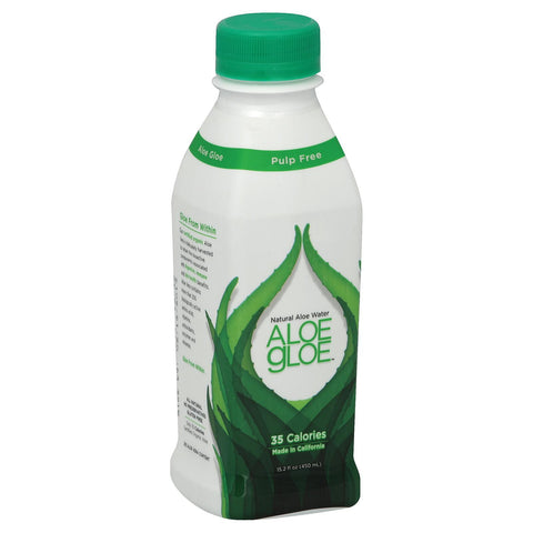 Aloe Gloe Crisp Aloe Organic Aloe Water - Case Of 12 - 15.2 Fl Oz.