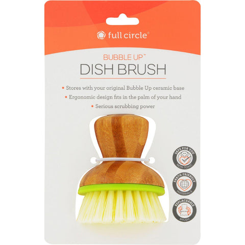 Full Circle Home Replacement Brush - Bubble Up Green - 6 Ct