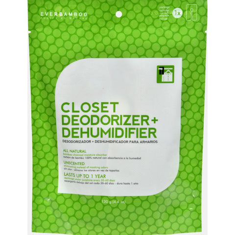 Ever Bamboo Closet Deodorizer And Dehumidifier - 4.6 Oz