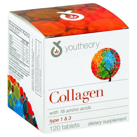 Youtheory Collagen - Type 1 And 3 - 120 Tablets