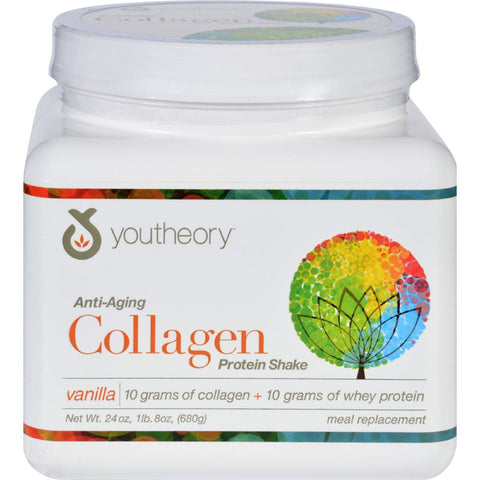 Youtheory Protein Shake - Collagen - Anti-aging - Vanilla - 24 Oz