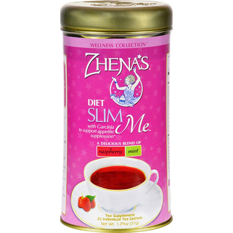Zhena's Gypsy Tea Slim Me Raspberry Mint - Case Of 6 - 22 Bags