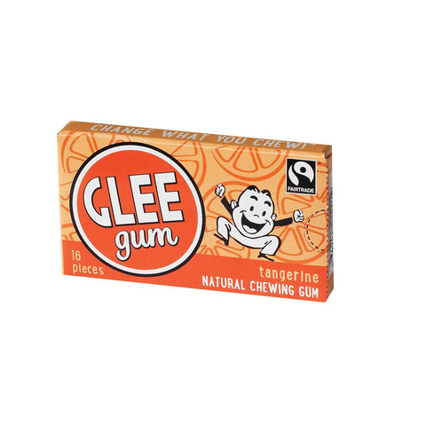 Glee Gum Chewing Gum - Tangerine - 16 Pieces - Case Of 13