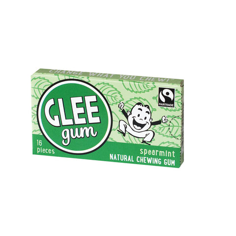 Glee Gum Chewing Gum - Spearmint - 16 Pieces - Case Of 16