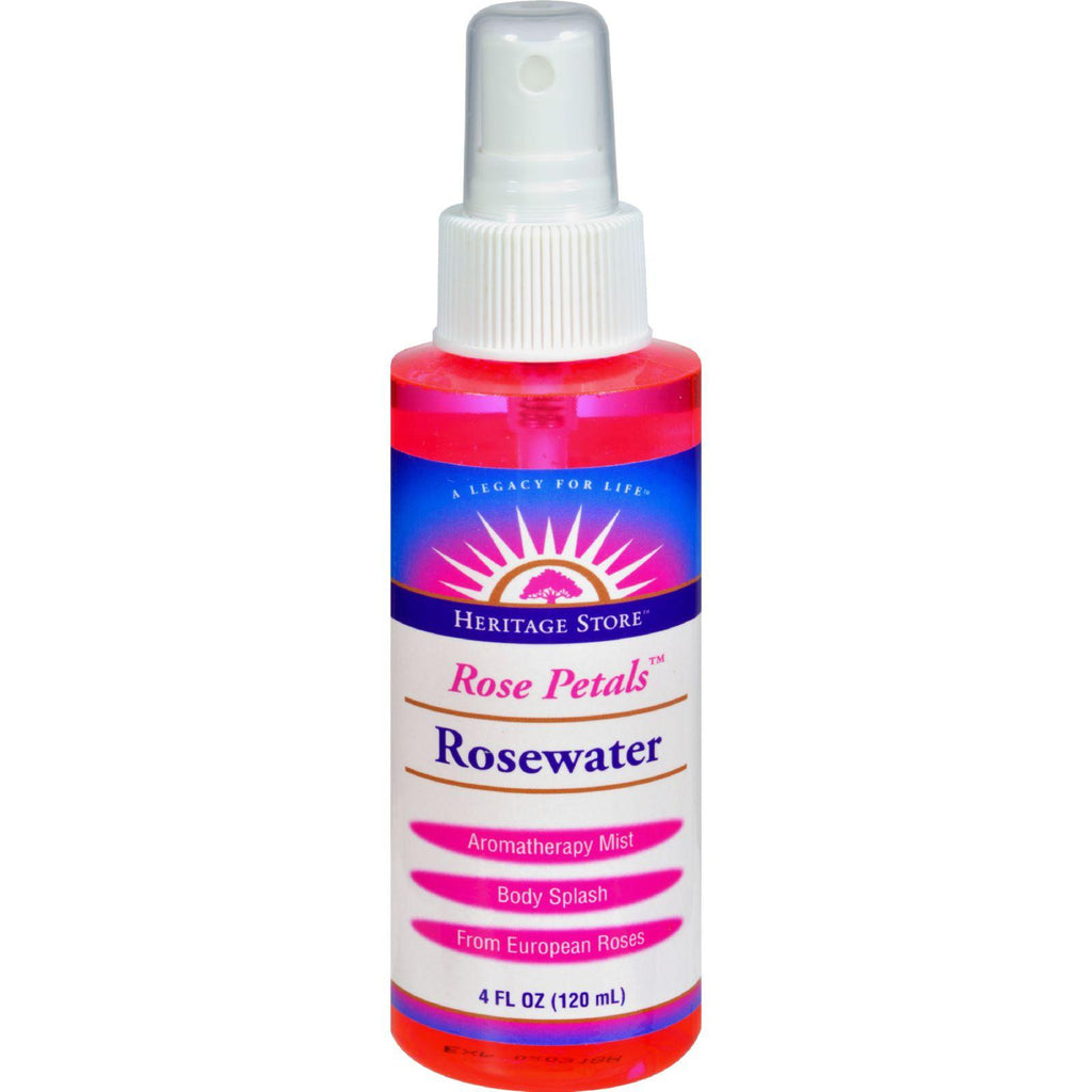 Heritage Products Rose Petals Rosewater Spray - 4 Fl Oz