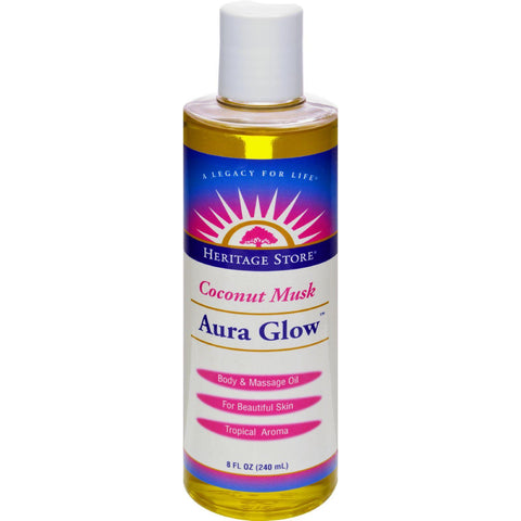 Heritage Products Aura Glow Massage Lotion Coconut - 8 Fl Oz