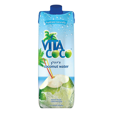 Vita Coco Coconut Water - Pure - Case Of 12 - 1 Liter