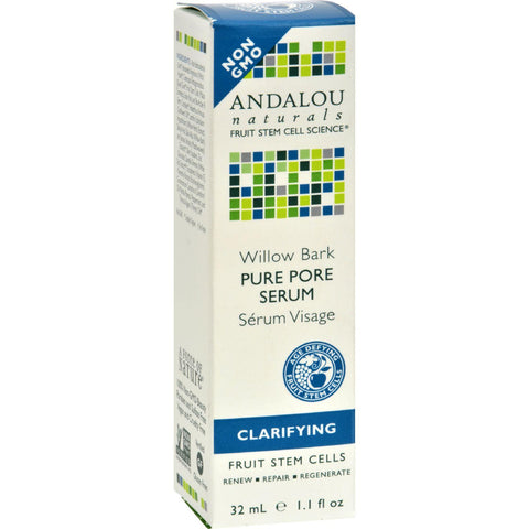 Andalou Naturals Clarifying Willow Bark Pure Pore Serum - 11 Fl Oz