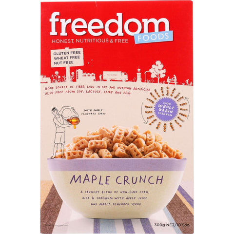 Freedom Foods Cereal - Maple Crunch - Gluten Free - 10.6 Oz - Case Of 5