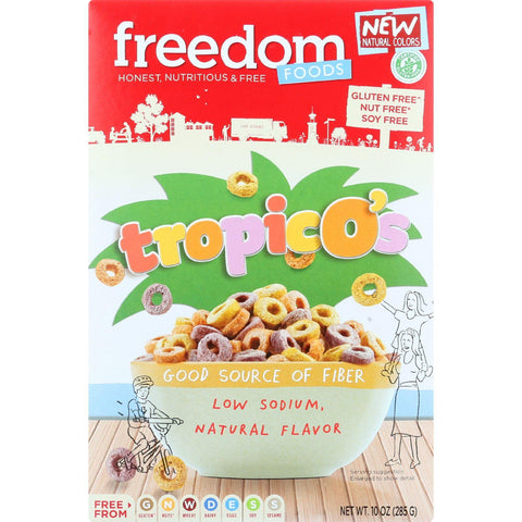 Freedom Foods Cereal - Tropicos - Gluten Free - 10 Oz - Case Of 5