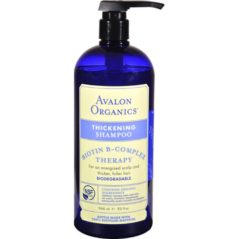 Avalon Shampoo - Organic Biotin-b Complex - 32 Oz