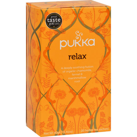 Pukka Herbal Teas Relax - Caffeine Free - 20 Bags