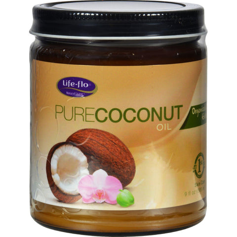 Life-flo Health Organic Pure Coconut Oil Skin Care - 9 Fl Oz