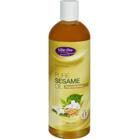 Life-flo Pure Sesame Oil Organic - 16 Fl Oz