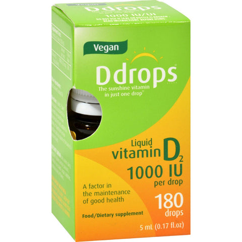 D Drops Vitamin D Drops 1000 Iu - 180 Drops - .17 Oz