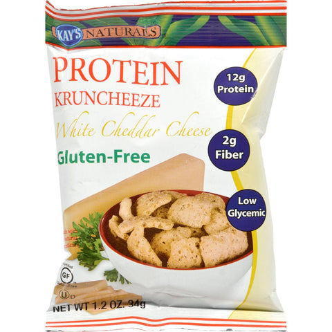 Kay's Naturals Better Balance Kruncheeze White Cheddar Cheese - 1.2 Oz - Case Of 6
