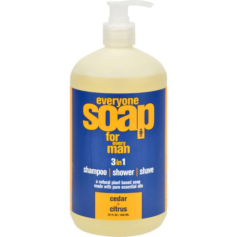 Eo Products Everyone Soap - Men Cedar And Citrus - 32 Oz