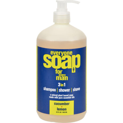 Eo Products Everyone Soap - Men Cucumber And Lemon - 32 Oz