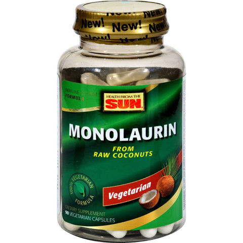 Health From The Sun Monolaurin - 100 Percent Vegetarian - 90 Vcaps