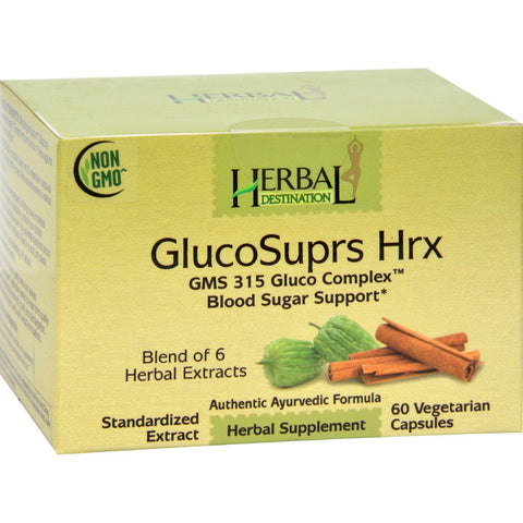 Herbal Destination Glucosuprs Hrx - 60 Vcaps