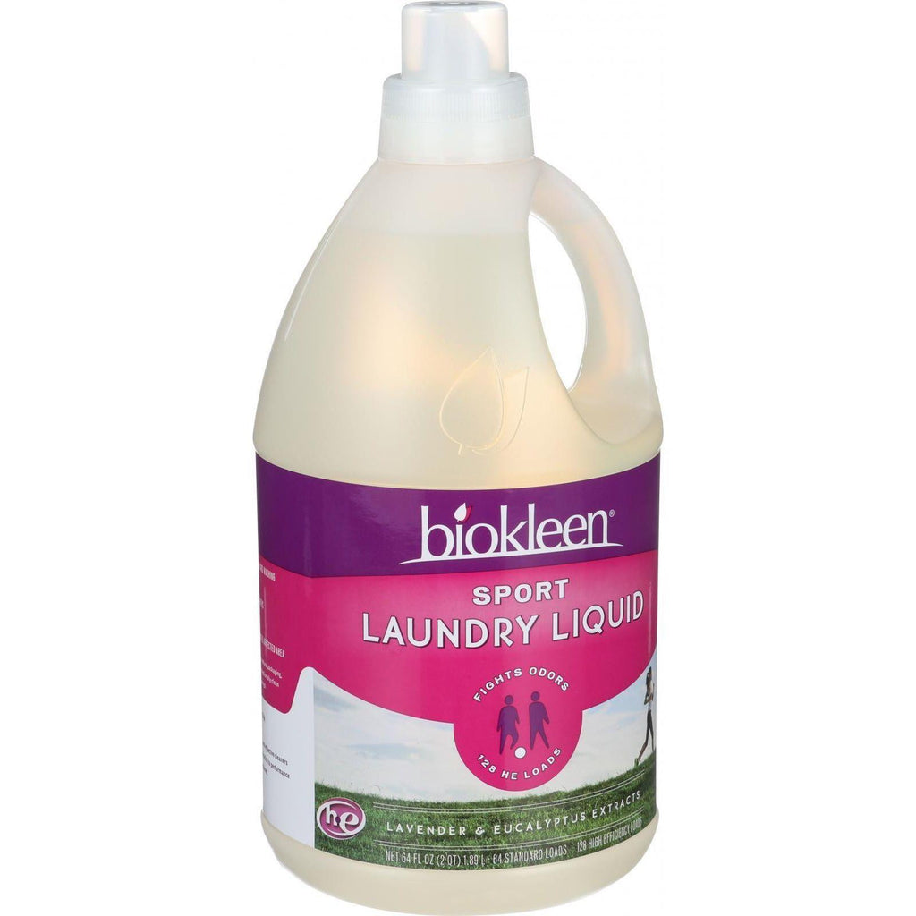 Biokleen Laundry Liquid - Sport - 64 Oz