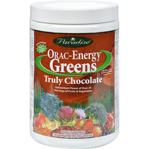 Paradise Herbs Orac-energy Greens - Chocolate - 6.4 Oz