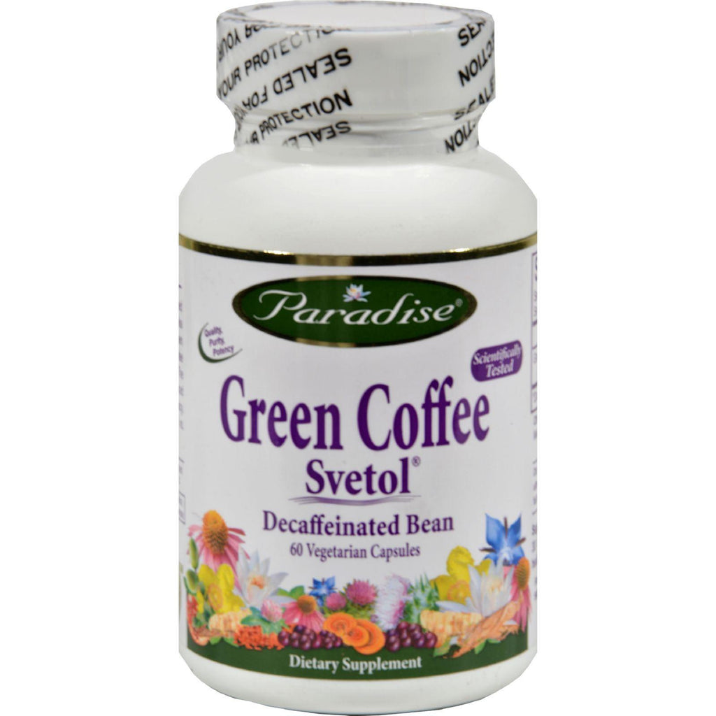 Paradise Herbs Green Coffee Svetol - 60 Vcaps