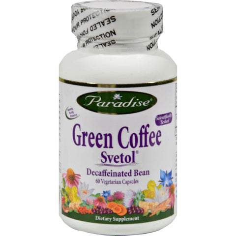 Paradise Herbs Green Coffee Svetol - 60 Vcaps