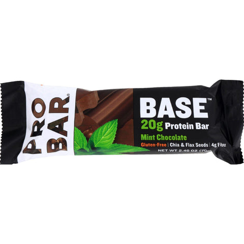 Probar Organic Mint Chocolate Core Bar - Case Of 12 - 2.46 Oz