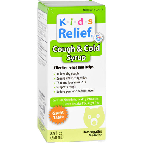 Homeolab Usa Kids Relief Cough And Cold Formula - 8.5 Fl Oz