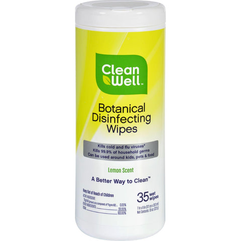 Cleanwell Disinfecting Wipes - 35 Count