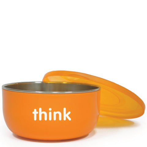 Thinkbaby Bpa Free Ceral Bowl - Orange - Count