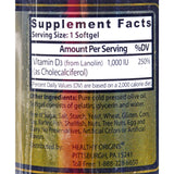 Healthy Origins Vitamin D3 - 1000 Iu - 90 Softgels