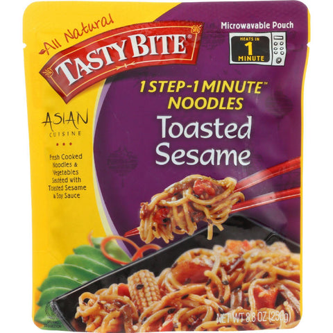 Tasty Bite Noodles - Asian - Toasted Sesame - 8.8 Oz - Case Of 6