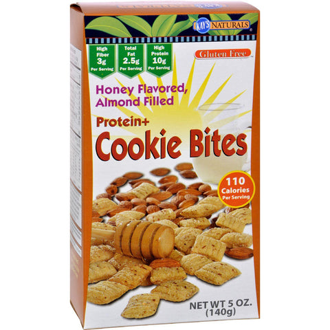 Kay's Naturals Cookie Bites - Honey Almond - Case Of 6 - 5 Oz