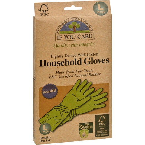 If You Care Household Gloves - Large - 1 Pair
