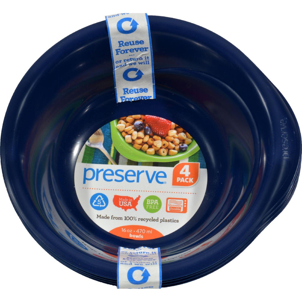 Preserve Everyday Bowls - Midnight Blue - 4 Pack - 16 Oz