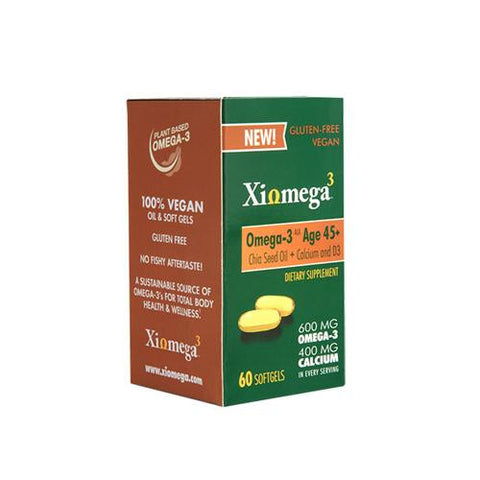 Xiomega3 Omega3 - Chia Oil - Age 45+ - 60 Softgels