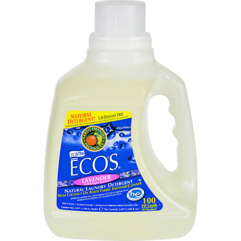 Earth Friendly Ecos Ultra 2x All Natural Laundry Detergent - Lavender - 100 Fl Oz
