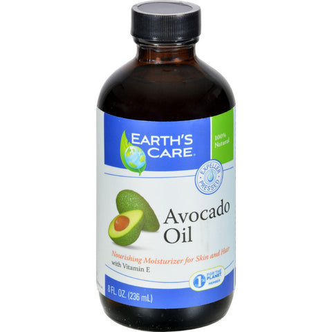 Earth's Care 100% Pure And Natural Avocado Oil - 8 Fl Oz