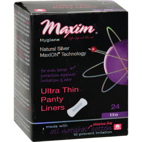 Maxim Hygiene Ultra Thin Pantyliners - Large - 24 Count