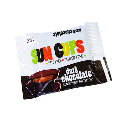 Suncup Sunflower Butter Cups - Dark Chocolate - .75 Oz - Case Of 24