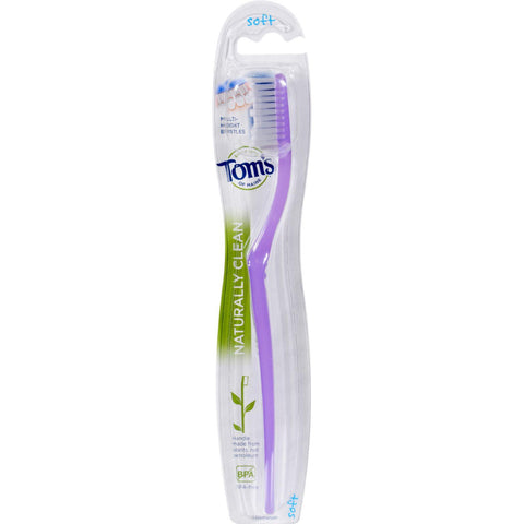 Tom's Of Maine Adult Toothbrush - Soft - Case Of 6
