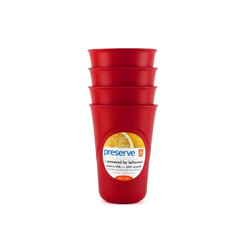 Preserve Everyday Cups - Pepper Red - 4 Packs