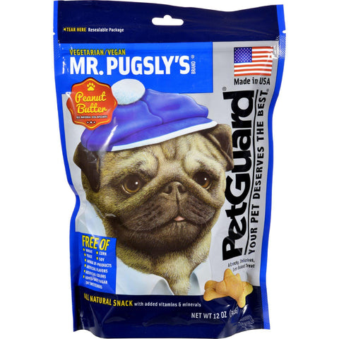 Petguard Dog Biscuit - Mr.pugsly - 12 Oz - Case Of 6