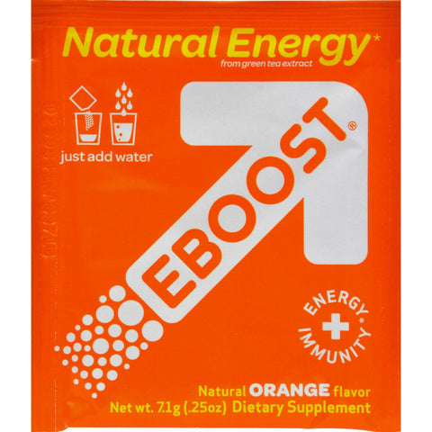Eboost Natural Powder - Orange - Case Of 20 - .25 Oz
