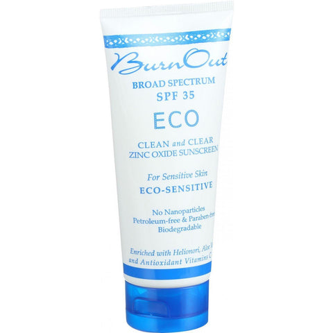 Burn Out Sunscreen - Eco Sensitive - Spf 35 - 3 Oz