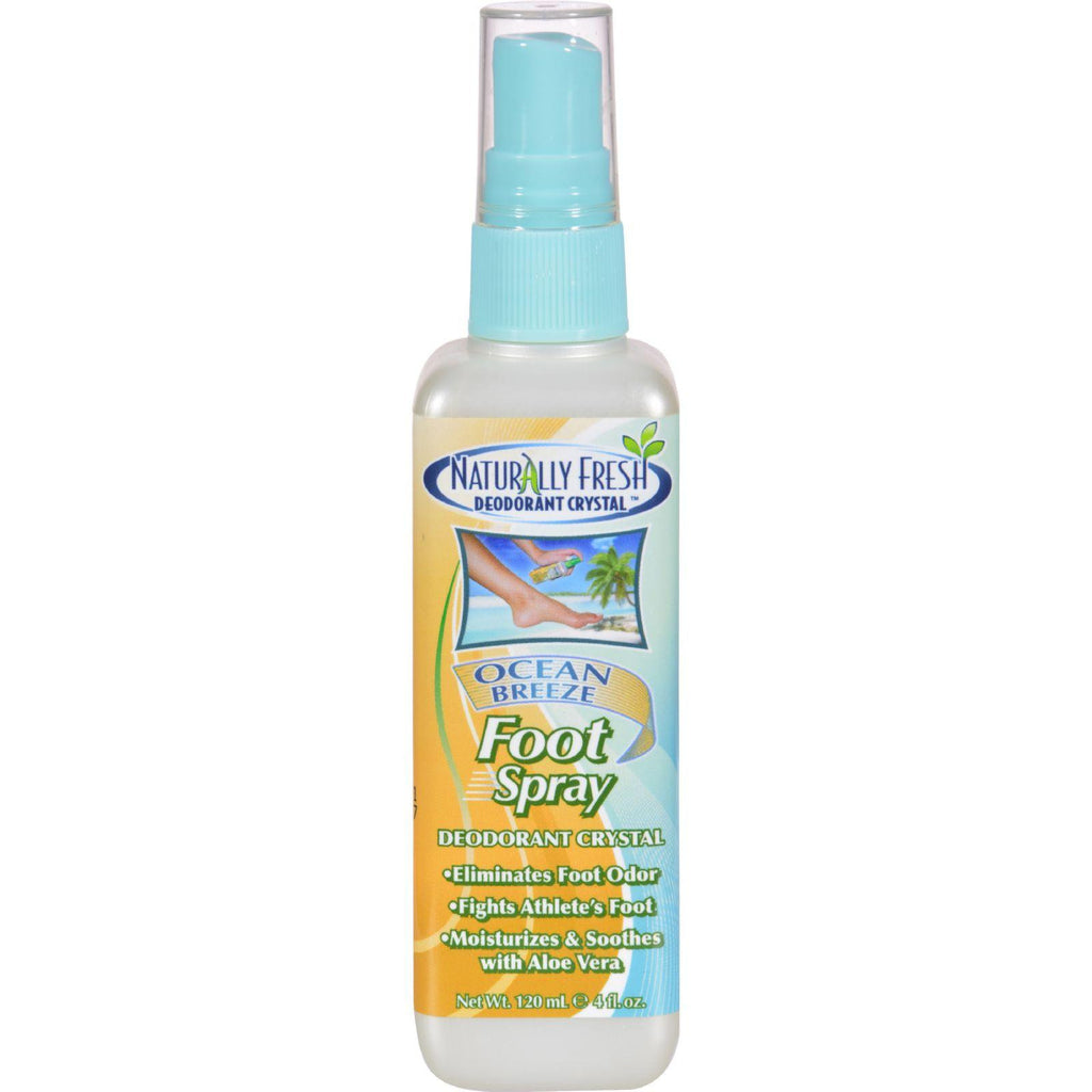 Naturally Fresh Deodorant Crystal - Foot Spray - 4 Fl Oz