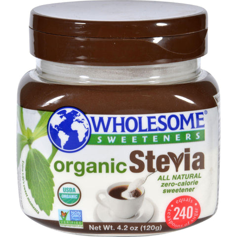 Wholesome Sweeteners Stevia - Organic - Jar - 4.2 Oz - Case Of 6