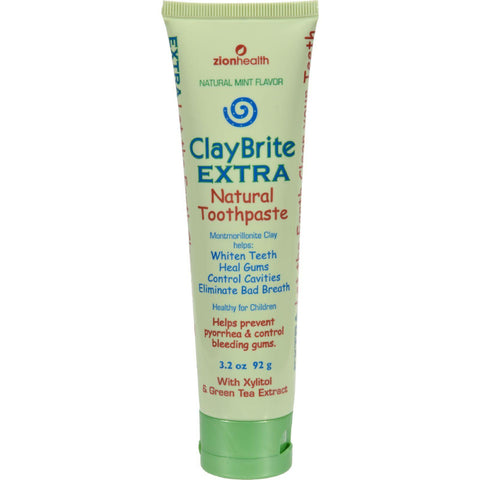 Zion Health Claybrite Extra Strength Toothpaste - 3.2 Oz